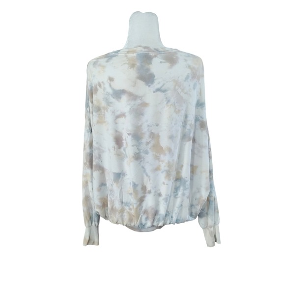Young Fabulous & Broke Tie Dye Sweatshirt Juliette White Pastel Fairy Womens L - Picture 8 of 11